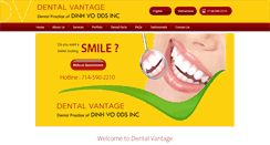 Desktop Screenshot of dentalvantage.net